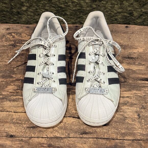Adidas Superstar Sneaker Queen FV3396 Women’s Size 7.5 White Purple Rare - Picture 3 of 8